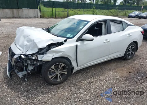 2022 Nissan Sentra Sv Xtronic Cvt z USA, uszkodzony, nr VIN 3N1AB8CV3NY303391